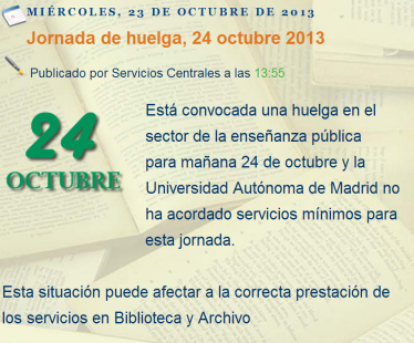 De CanalBiblios: blog de la biblioteca y archivo de la Universidad Autónoma de Madrid